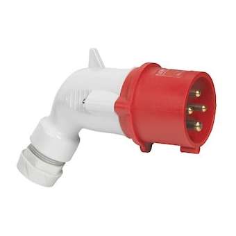 Fiche mobile coudée P17 IP44 16A - 380V~ à 415V~ - 3P+T|Legrand-LEG056457