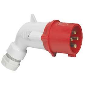 Fiche mobile coudée P17 IP44 16A - 380V~ à 415V~ - 3P+T|Legrand-LEG056457