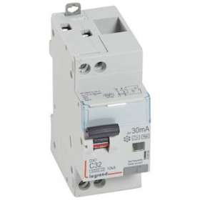 Disj. diff monobloc DX³6000 10kA arrivée haute/départ bas vis U+N 32A typeF 30mA|Legrand-LEG410858