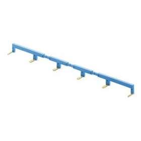 Peigne 6 broches bleu pour contacteur série 2234|Finder-FID02226
