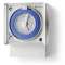 Horloge hebdomadaire mécanique 1 inverseur 16A 230V AC, avec réserve de marche