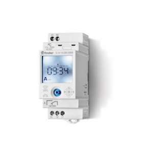 Horloge hebdomadaire digitale 1 inverseur 16A 12 à 24V AC/DC, NFC|Finder-FID126100240000