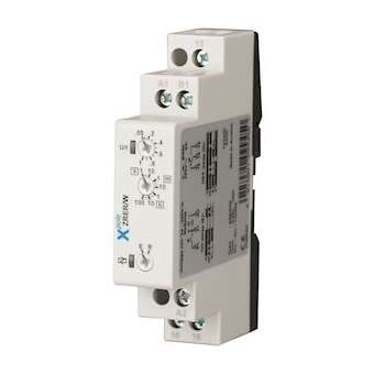 Relais temporisé multifonctions, 2 fonctions, 1 contact inverseur|Eaton industries-EONZRER-W