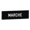Harmony - étiquette 8x27 - texte 'MARCHE' blanc sur fond noir|Schneider Electric-SCHZBY02103