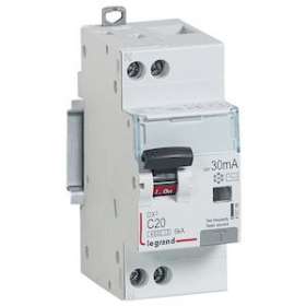 Disjoncteur différentiel Phase + Neutre - type AC - 30mA - 20A - 2 modules|Legrand-LEG092833
