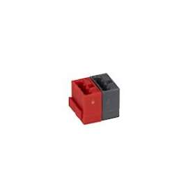 Connecteur BUS KNX noir et rouge|Legrand-LEG048879
