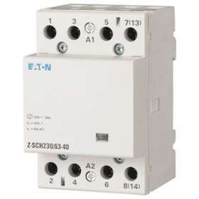 Contacteur modulaire, 230VAC/50Hz, 4 O, 63A, 3PE|Eaton industries-EONZ-SCH230-63-04