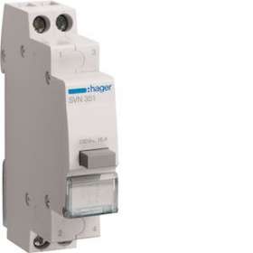 Bouton poussoir 1O+F impulsion|Hager-HAGSVN351