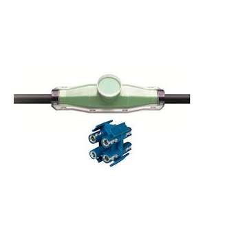 BV-2-GD-KS2-Trousse de jonction résine verte GUROFLEX et connecteur 4x16/4x25mm²|TE Connectivity ( Ex Tyco Simel )-TYS000525