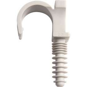 BIZCLIP double D 18 mm PA 6 gris (x 100)|Bizline-BIZ710526