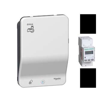 EVLink Smart Wallbox, 1 prise T2S, RFID, MID, monophasé|Schneider Electric-SCHEVKB14RBM2