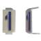 Lot 25 chiffres 1 6x11 Alu ivoire/bleu|Michaud-MIHCD061