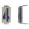 Lot 25 chiffres 4 6x11 Alu ivoire/bleu|Michaud-MIHCD064