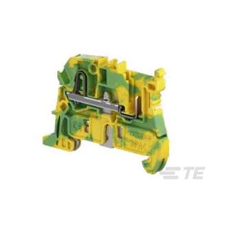 Bloc de jonction Débrochable / PI-Spring 2,5², 2 connexions vert/jaune|Entrelec-ENT1SNK805150R0000
