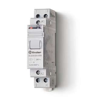 Télérupteur modulaire 1NO + 1NC 16A 230V AC, AgSnO2|Finder-FID202382304000