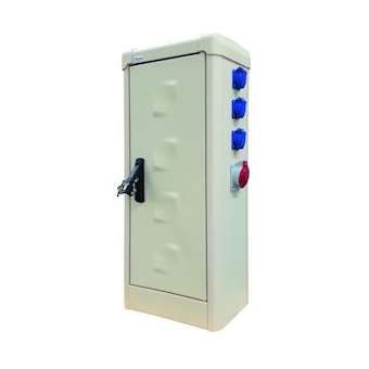 Armoire CAIMAN équipée 6 PC Mono 16 A + 2 PC Tri+N - RAL 1015|Seifel-SEI52957