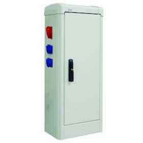 Armoire BERMUDES équipée 3 PC Mono 16 A + 1 PC Tri+N (droite) - RAL 1015|Seifel-SEI54121