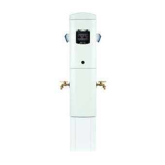 Borne CEZEMBRE Tranchée + 2 PC Mono 10 A + 2 Robinets + Trappe - Gris|Seifel-SEI47122R