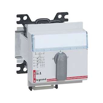 Commutateur de voltmètre modulaire triphasé avec neutre 7 positions - 3 modules|Legrand-LEG004653