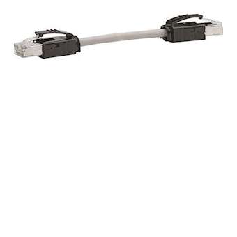 Câble Modbus 20 cm RJ45-RJ45|Hager-HAGHTG480H
