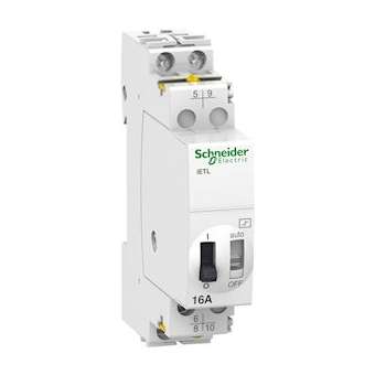 Acti9, iETL extension pour télérupteur 16A 1NO/NF+1NO 12VCA 6VCC 50-60Hz|Schneider Electric-SCHA9C32016