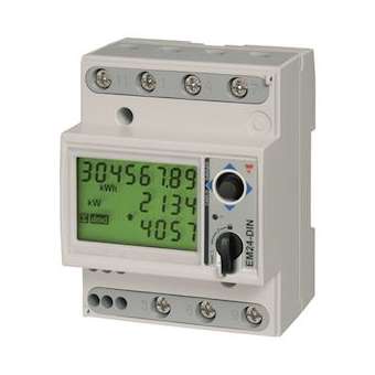 Analyseur d'énergie compact triphasé entrée TI 5A M-bus|Carlo gavazzi-CGPEM24DINAV63LM2X