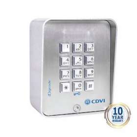 Clavier codé Digicode inox touches en braille - 3 relais|CDVI-CDACBB