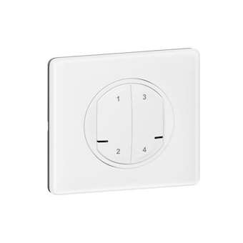 Commande sans fil 4 scénarios Céliane with Netatmo - blanc|Legrand-LEG067755