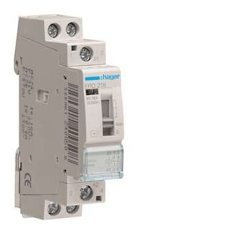 Relais de commande 16A, 1F+1O, 24V|Hager-HAGERD218