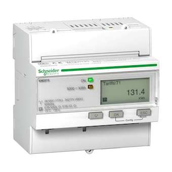 Acti9 iEM - compteur d'énergie tri - TI - multi-tarif - MID|Schneider Electric-SCHA9MEM3215