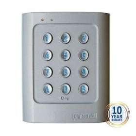 Clavier codé Digicode alliage d'aluminium - 2 relais 12 à 48V VDC|CDVI-CDADGA