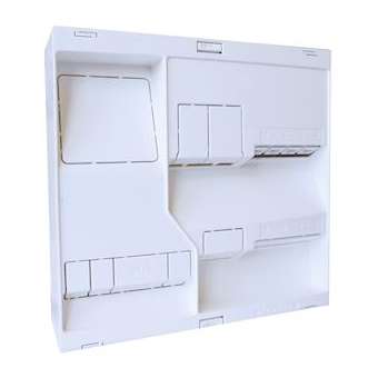 TDC NÉO Grd1 - 4 RJ45 NU + TV 2S|Michaud-MIHLB107