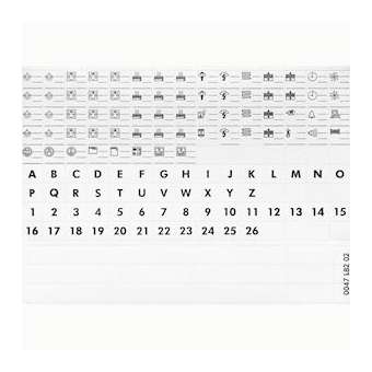 Etiquette de repérage adhésive pour imprimante laser pour modulaire|Legrand-LEG004999