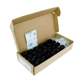 Boîte de 24 noyaux RJ45 CAT6 Keystone non blindé sans outil|Gigamedia-GGMPRJC6UTL24