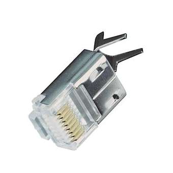 LOT 10RJ MODULAR BLINDE 8P 8C HIROSE STP C5E|Gigamedia-GGMMJ8EHIRS