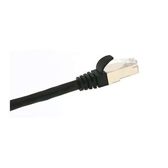 Cordons de brassage CAT6 S/FTP PVC 3 m noir|Gigamedia-GGMCAT6S3MN