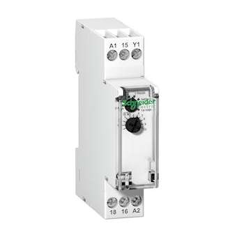 Acti9, RTB, relais à durée temporisée sur impulsion 1OF 24...240VCA 24VCC|Schneider Electric-SCHA9E16066