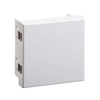 Actassi - obturateur encliquetable 45x45mm blanc polaire - volet blanc|Schneider Electric-SCHVDI7795P