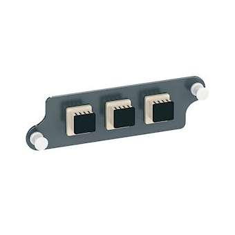 Actassi - plaque support de traversée équipée de 3 adaptateurs LC duplex|Schneider Electric-SCHVDIM1550311