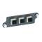 Actassi - plaque support de traversée équipée de 3 adaptateurs LC duplex|Schneider Electric-SCHVDIM1550311