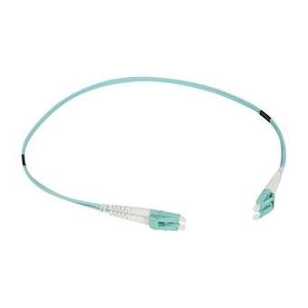 Cordon optique OM4 multimode LCS³ duplex LC/LC - longueur 0,5m|Legrand-LEG032633