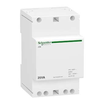 Acti9 iTR - transformateur de sonnerie et ronfleur - 25VA - 230Vca/12-24Vca|Schneider Electric-SCHA9A15215