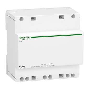 Acti9 iTR - transformateur de sécurité - 25VA - 230Vca/12-24Vca|Schneider Electric-SCHA9A15219