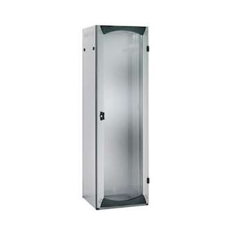 Actassi Baie VDA basic 19P 47U L800 P600 pann. lat. + arr. RAL7035 pte vitrée|Schneider Electric-SCHNSYVDA47U86B