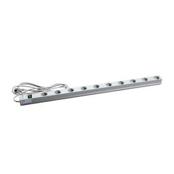 Actassi rail 1U 10 prises + interrup VDE|Schneider Electric-SCHNSYAPUS10S