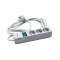 Actassi rail 1U 3 prises + interrup 10P VDE|Schneider Electric-SCHNSYAPU10S3S