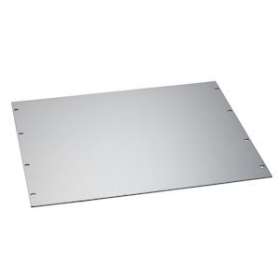 Actassi - plastron 19p - plein - 9U - aluminium - 4mm|Schneider Electric-SCHNSYCRT4A9U