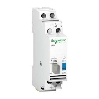 Acti9, iRLI relais inverseur 10A 2P tension de commande 48VCA, 1F + 1O/F|Schneider Electric-SCHA9E15536