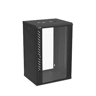 Coffret 19' MODULBOX 18 U prof 500 mm - Noir|Gigamedia-GGMCOF18U2P5MN