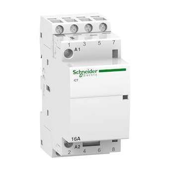 Acti9, iCT contacteur 16A 4NO 230...240VCA 50Hz|Schneider Electric-SCHA9C22814